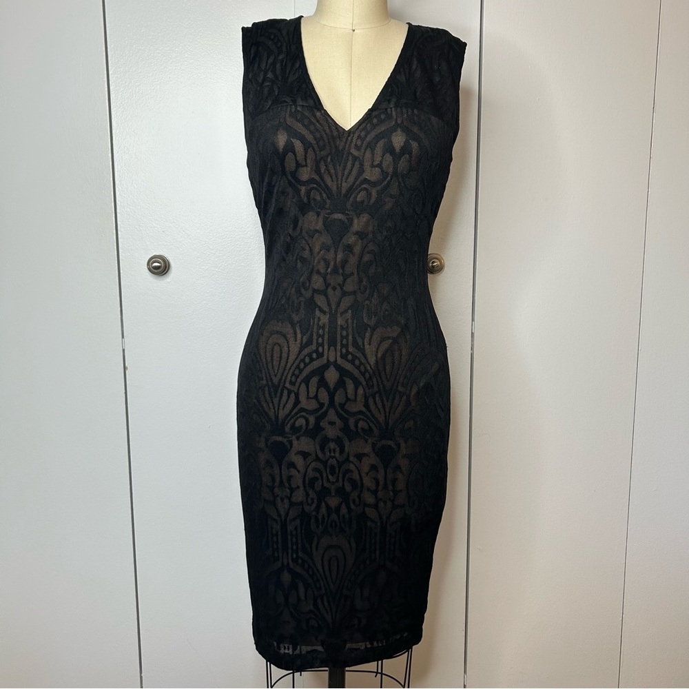 Cache Bodycon Illusion Dress